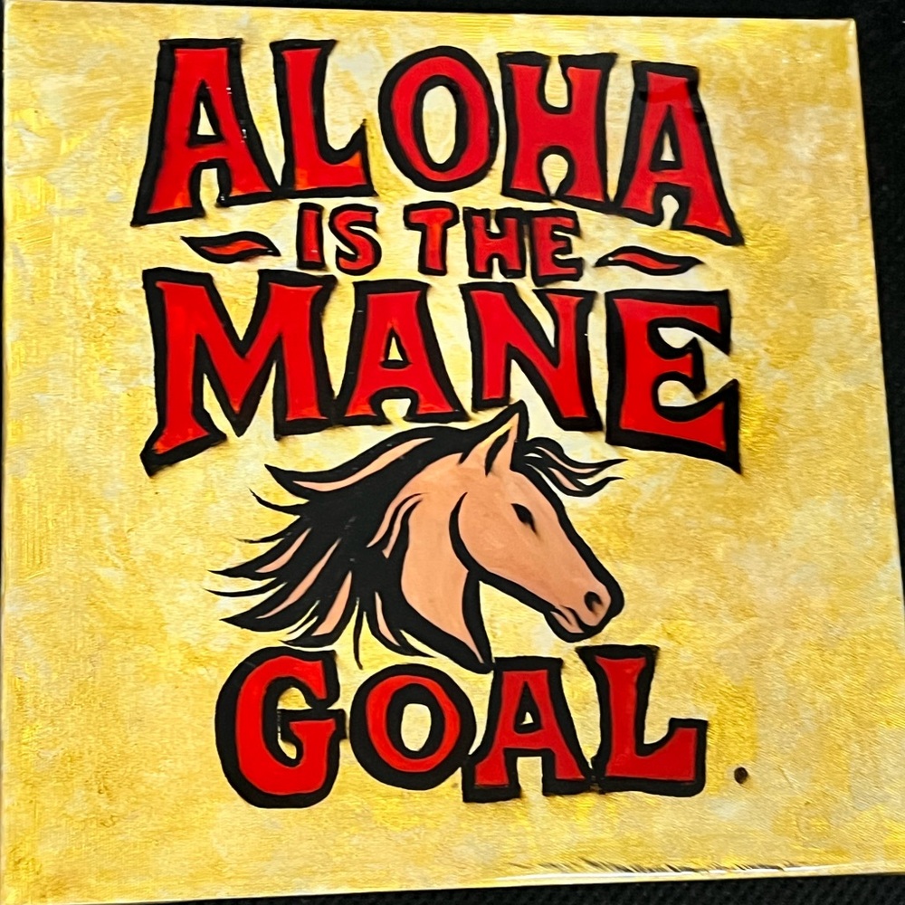 Aloha Horse Canvas Art